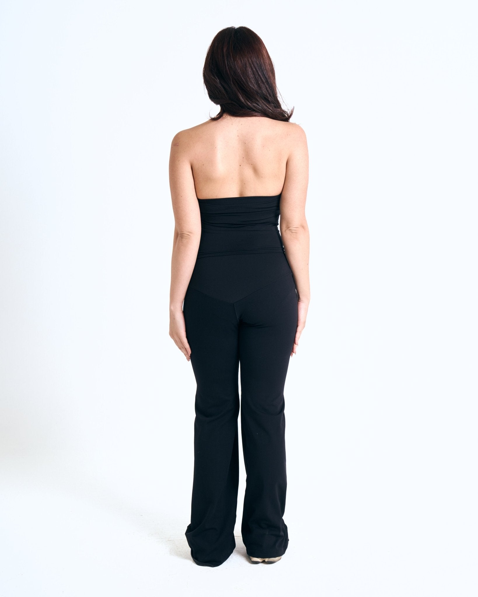 Everyday Halter Tank In Black - Motion Muse