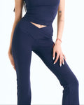Seamless Flare Legging In Navy - Motion Muse