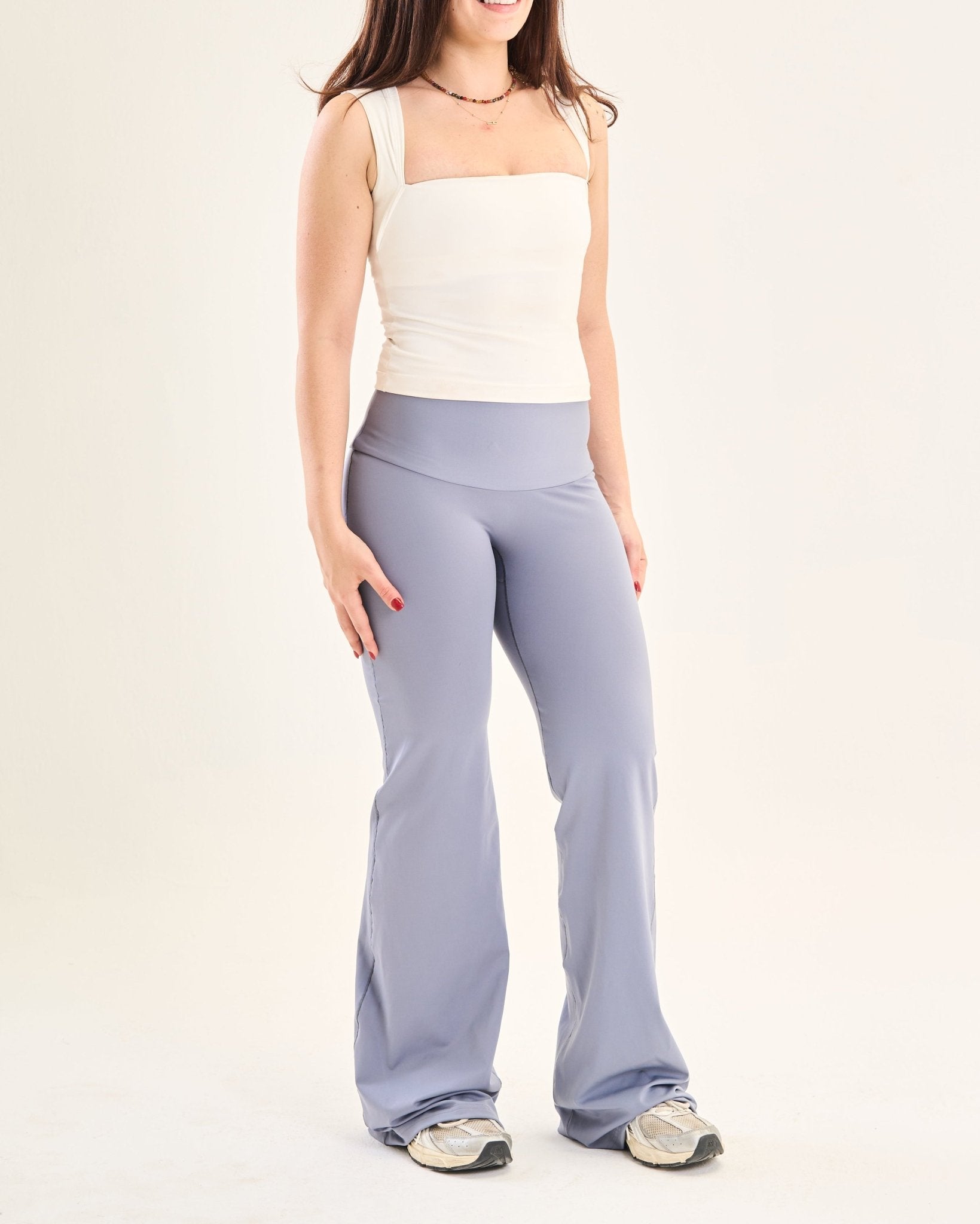 Seamless Straight Leg Legging Dusty Blue - Motion Muse