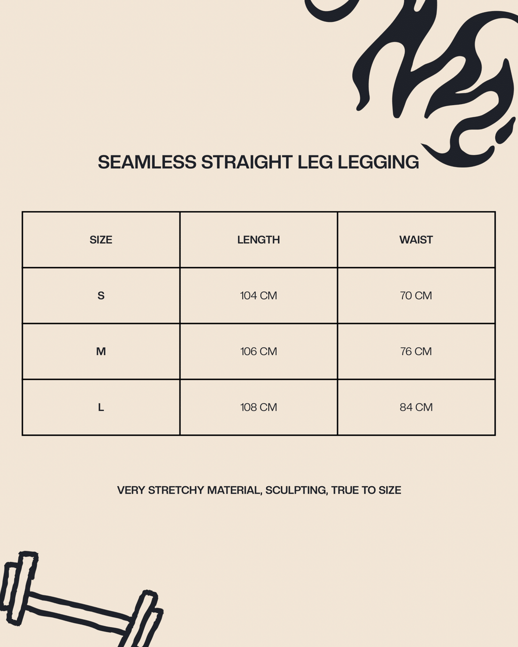 Seamless Straight Leg Legging Navy - Motion Muse