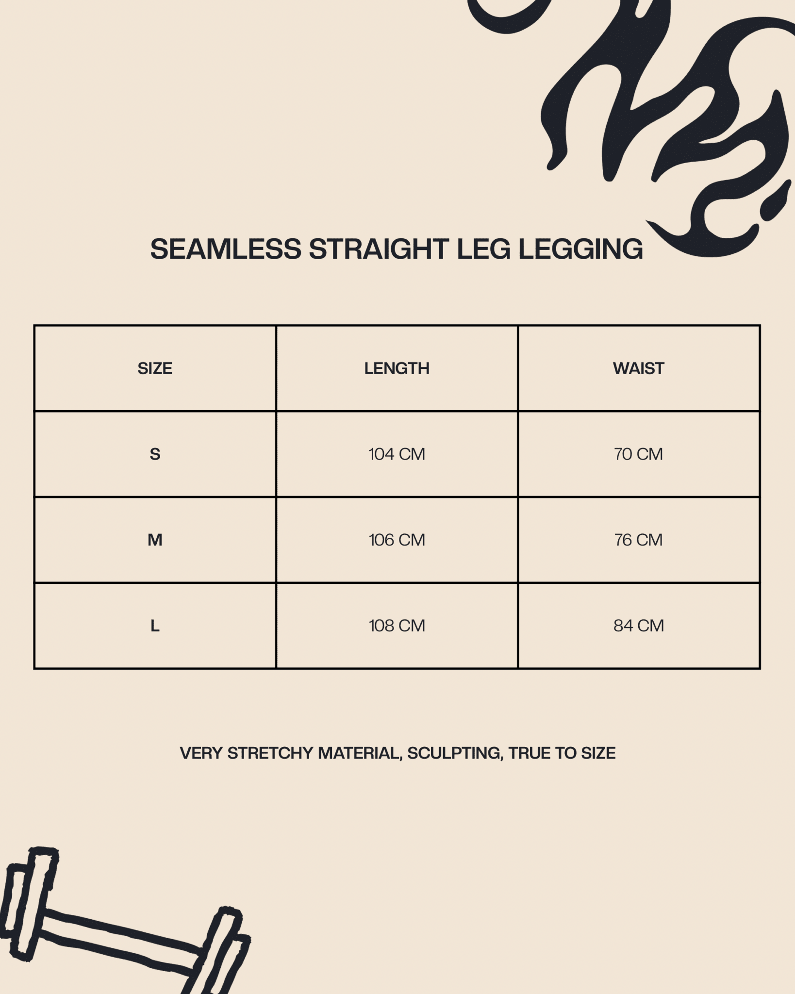 Seamless Straight Leg Legging Navy - Motion Muse