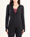 Soft Sculpt Jacket In Black - Motion Muse
