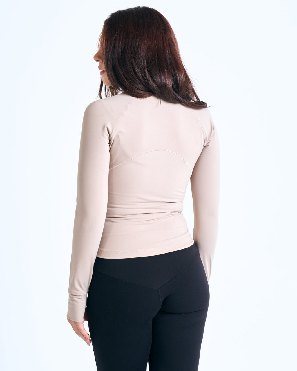 Soft Sculpt Jacket In Nude - Motion Muse